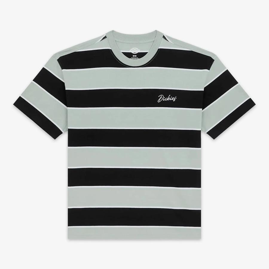 Dickies Embroidery Stripe T-Shirt - Jade