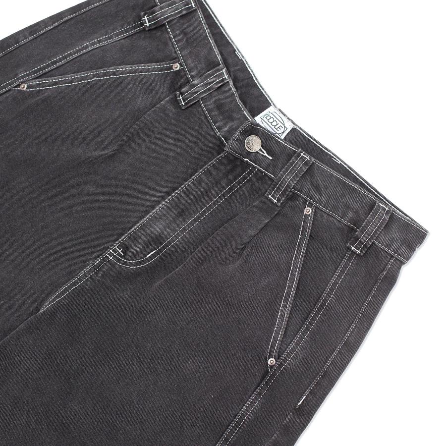 Hoddle Denim Bermuda Shorts - Washed Black