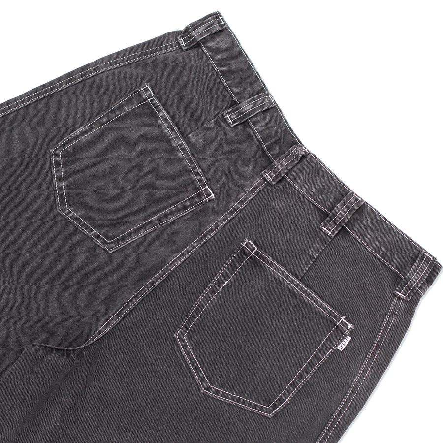 Hoddle Denim Bermuda Shorts - Washed Black
