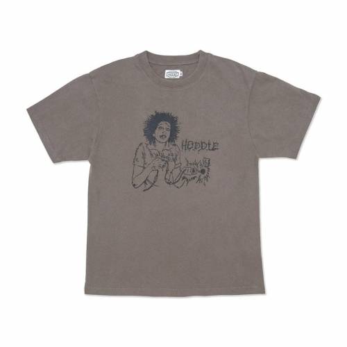 Hoddle Shock T-Shirt - Faded Black