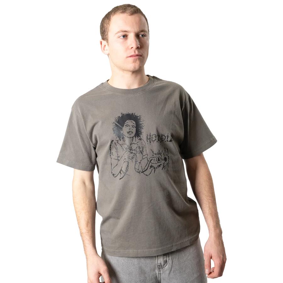 Hoddle Shock T-Shirt - Faded Black