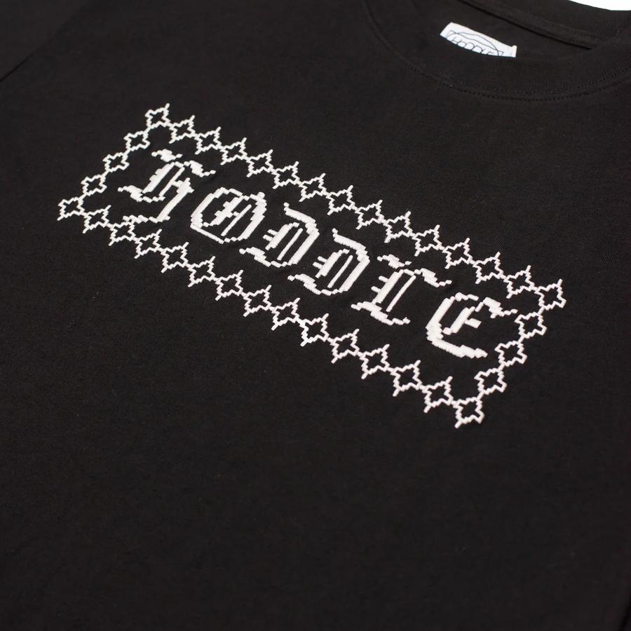 Hoddle Stitch Logo T-Shirt - Black