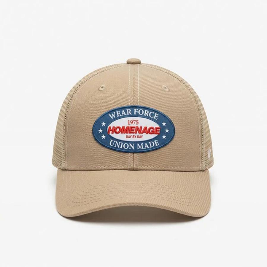 Homenage Union Trucker Cap - Beige