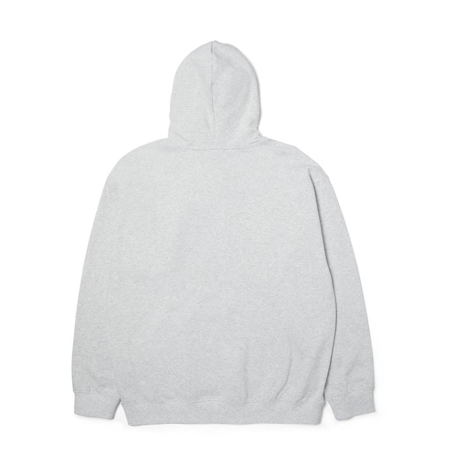 HUF Classic Arch Full Zip Hoodie - Heather Grey / Navy