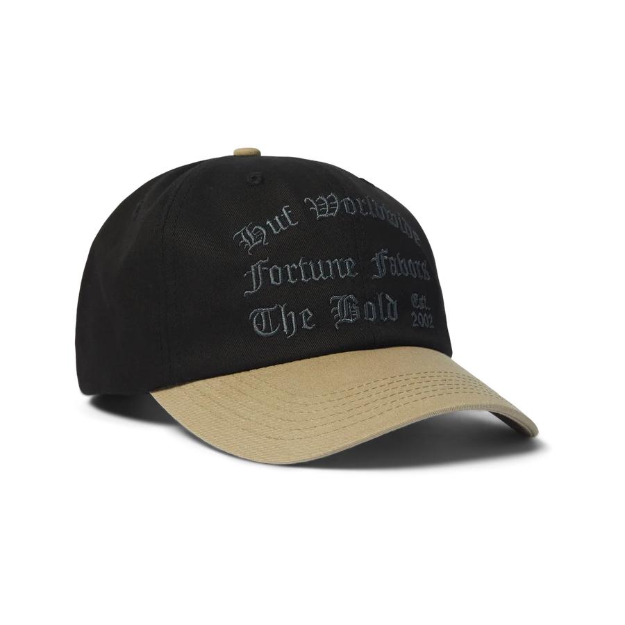 HUF Olympia 6 Panel Hat - Black