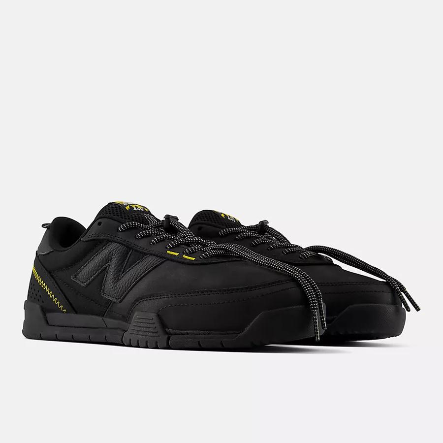 New Balance Numeric 440W V2 - Black / Happy Yellow