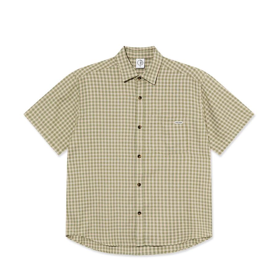 Polar Mitchell Shirt - Beige / Green