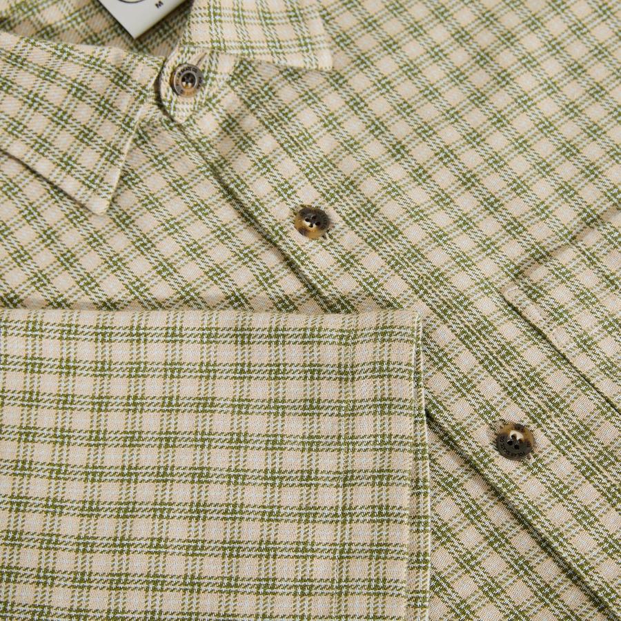 Polar Mitchell Shirt - Beige / Green