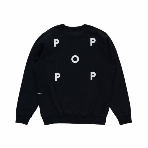POP Logo Crewneck Sweat - Black / White
