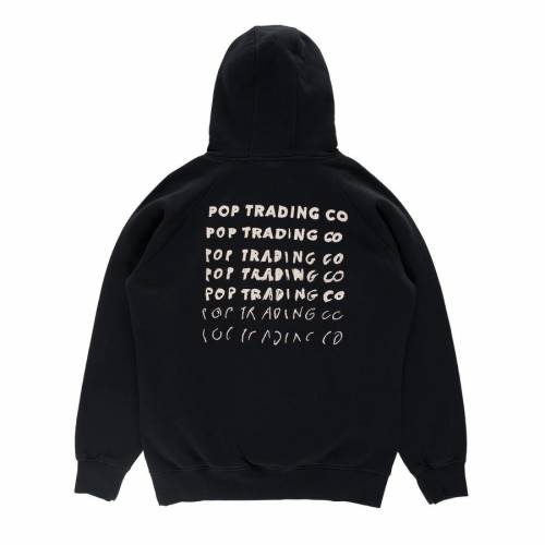 POP Sketchy Hooded Sweatshirt - Black