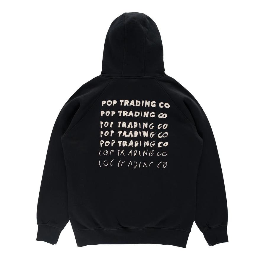 POP Sketchy Hooded Sweatshirt - Black
