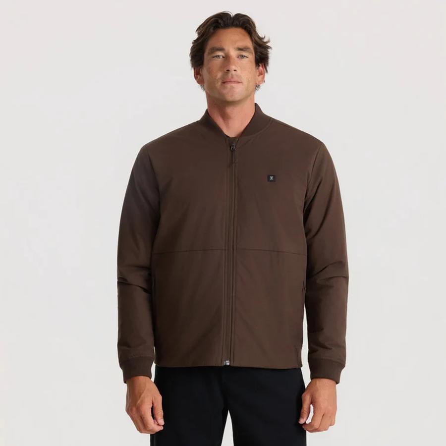 Roark Layover Bomber Jacket - Tobacco