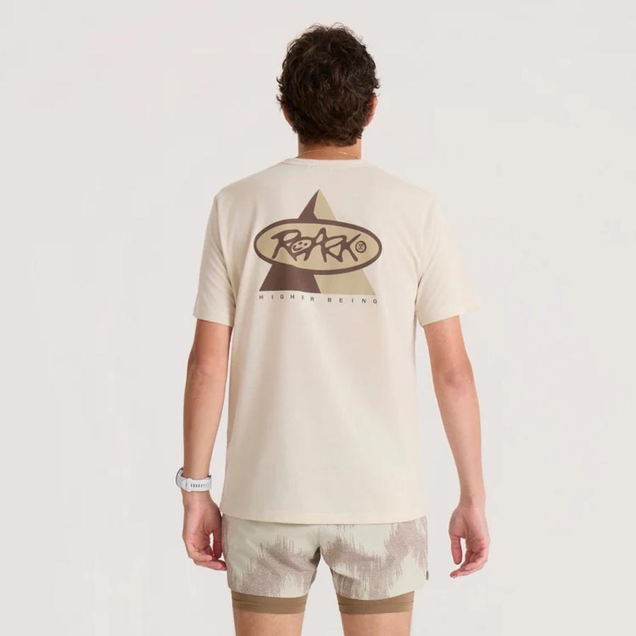 Roark Mathis Active Graphic T-Shirt - Sand