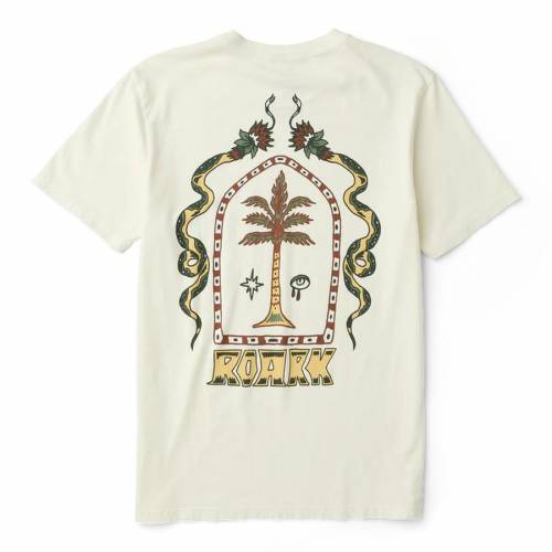 Roark Augs Palm Premium T-Shirt - Off White