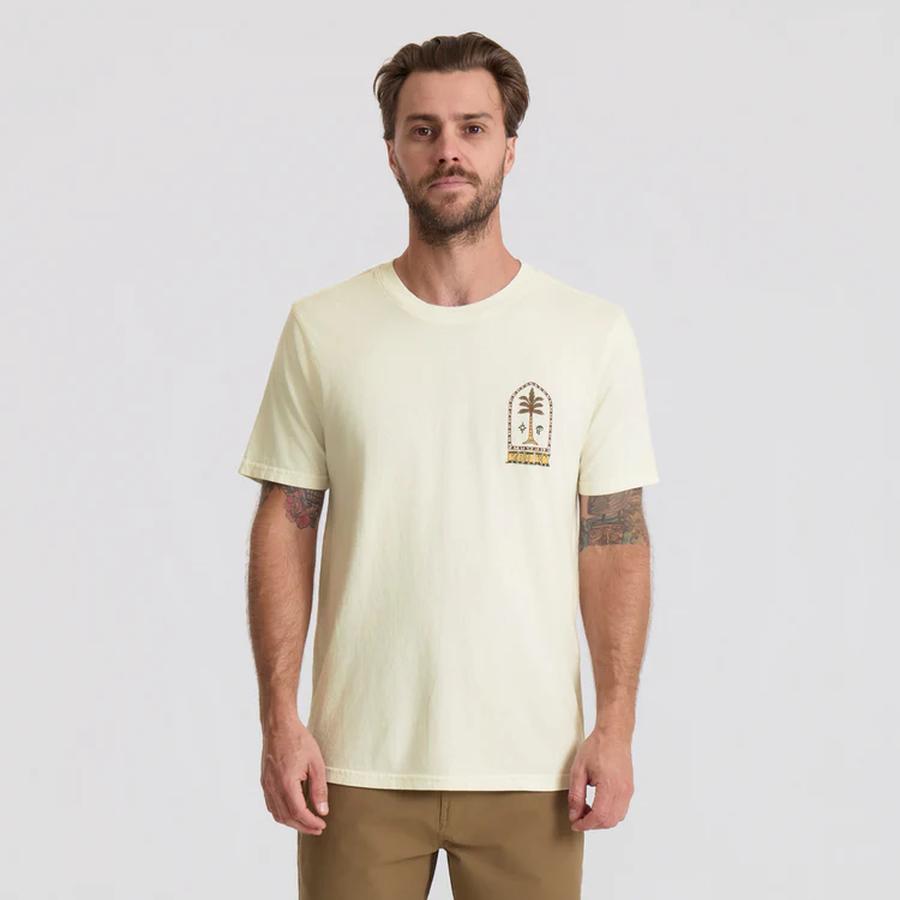 Roark Augs Palm Premium T-Shirt - Off White