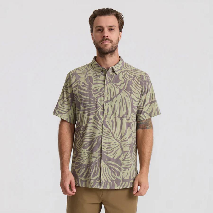 Roark Bless Up Breathable Stretch Shirt - Shark