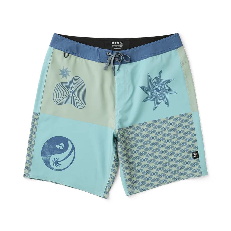 Roark Passage Boardshorts - Hazy Blue