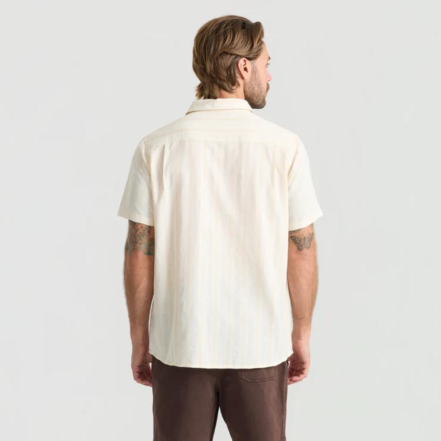 Roark Crosswinds Button Up Shirt - Unbleached