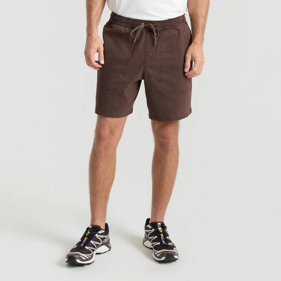 Roark Made To Fade Shorts - Washed Cocoa Bean