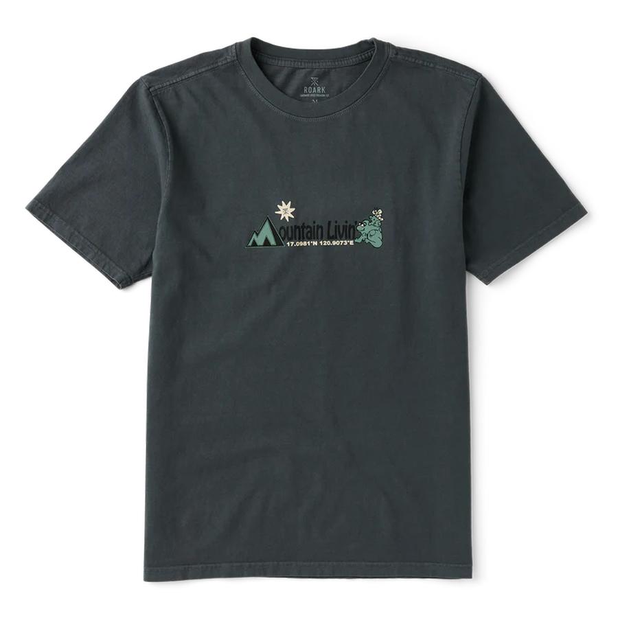 Roark Mountain Livin Premium T-Shirt - Charcoal