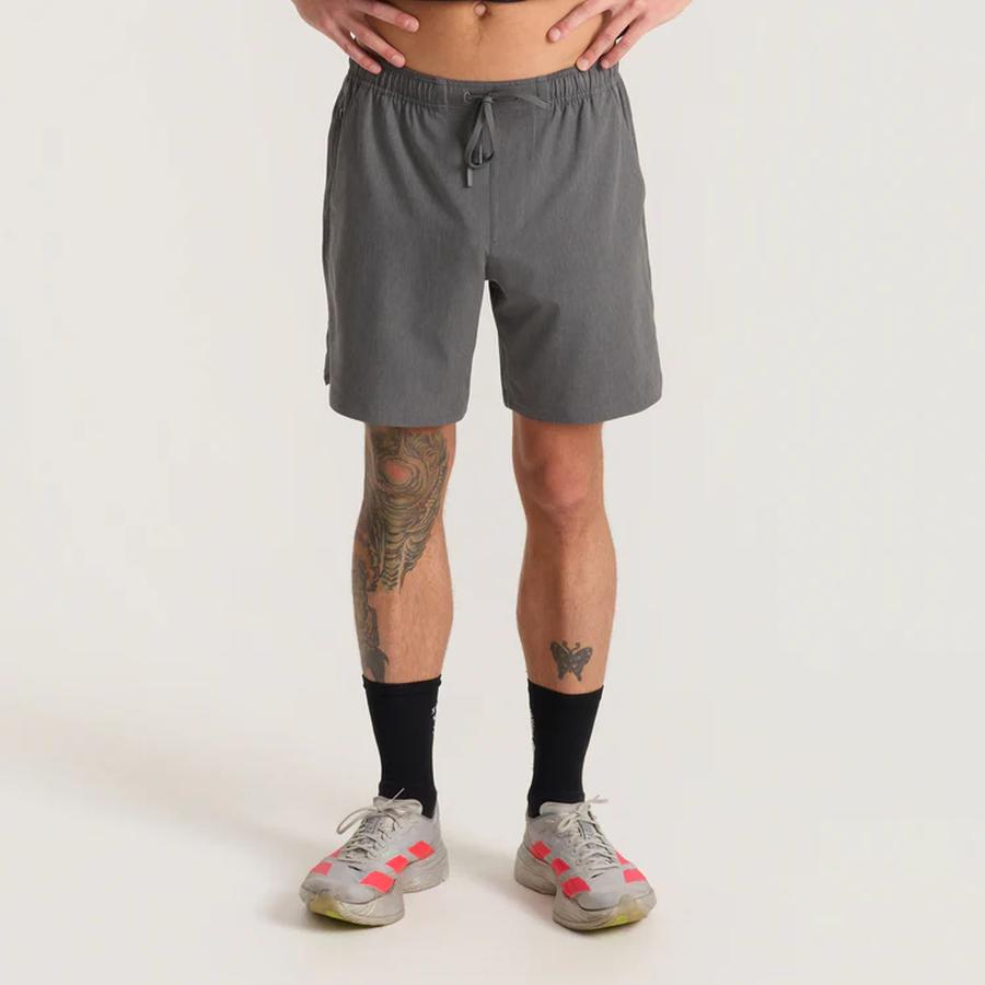 Roark Serrano 7" Active Stretch Shorts - Charcoal