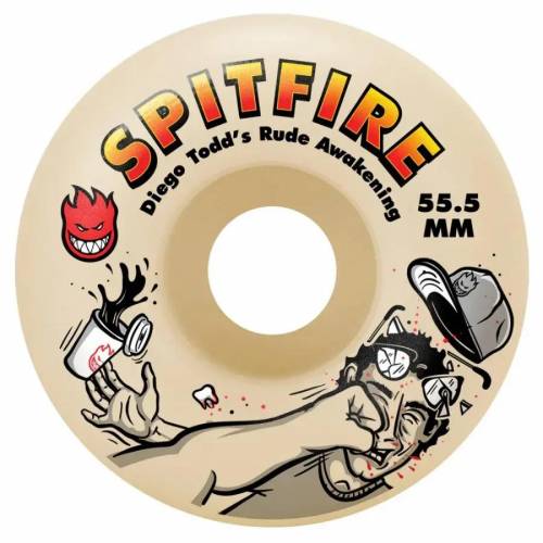 Spitfire Wheels Formula Four Classic Diego Todd Rude Awakening - 55.5mm 99a