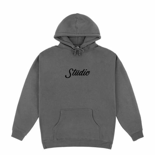 Studio Big Script Hoodie - Charcoal