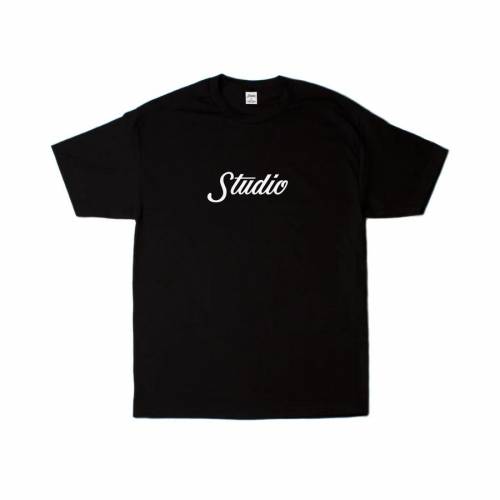 Studio Big Script T-Shirt - Black