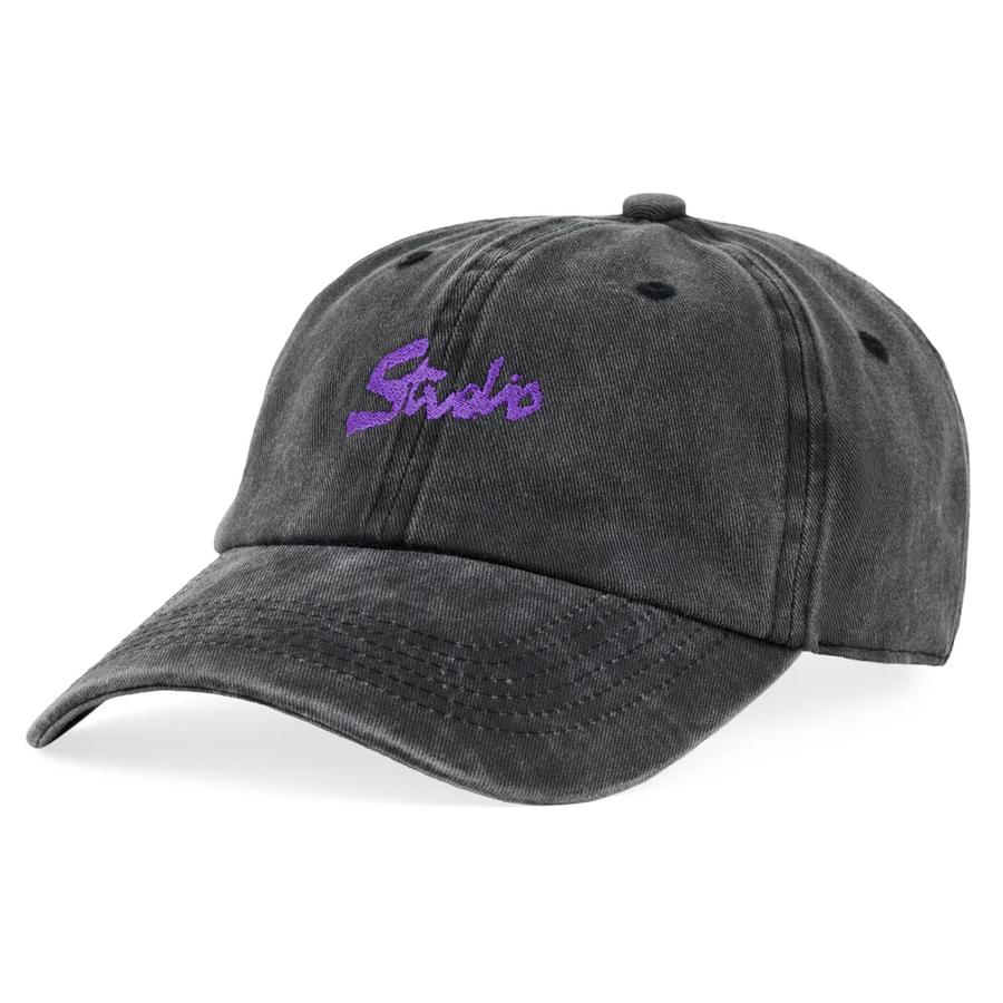 Studio Organic Plus 6 Panel Cap - Black (Garment D...