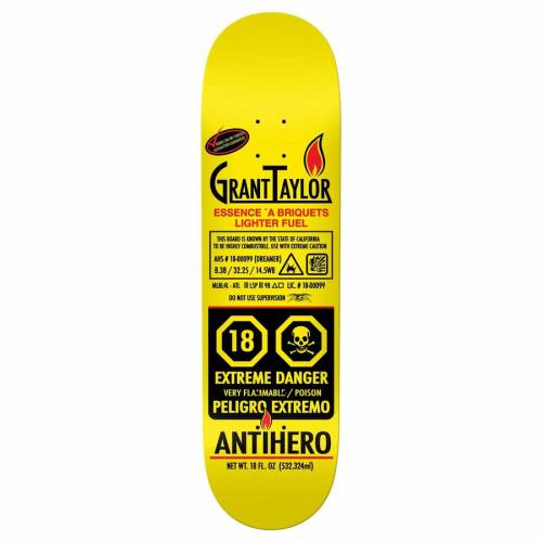 Anti Hero Grant Taylor Fueled Up Deck - 8.38