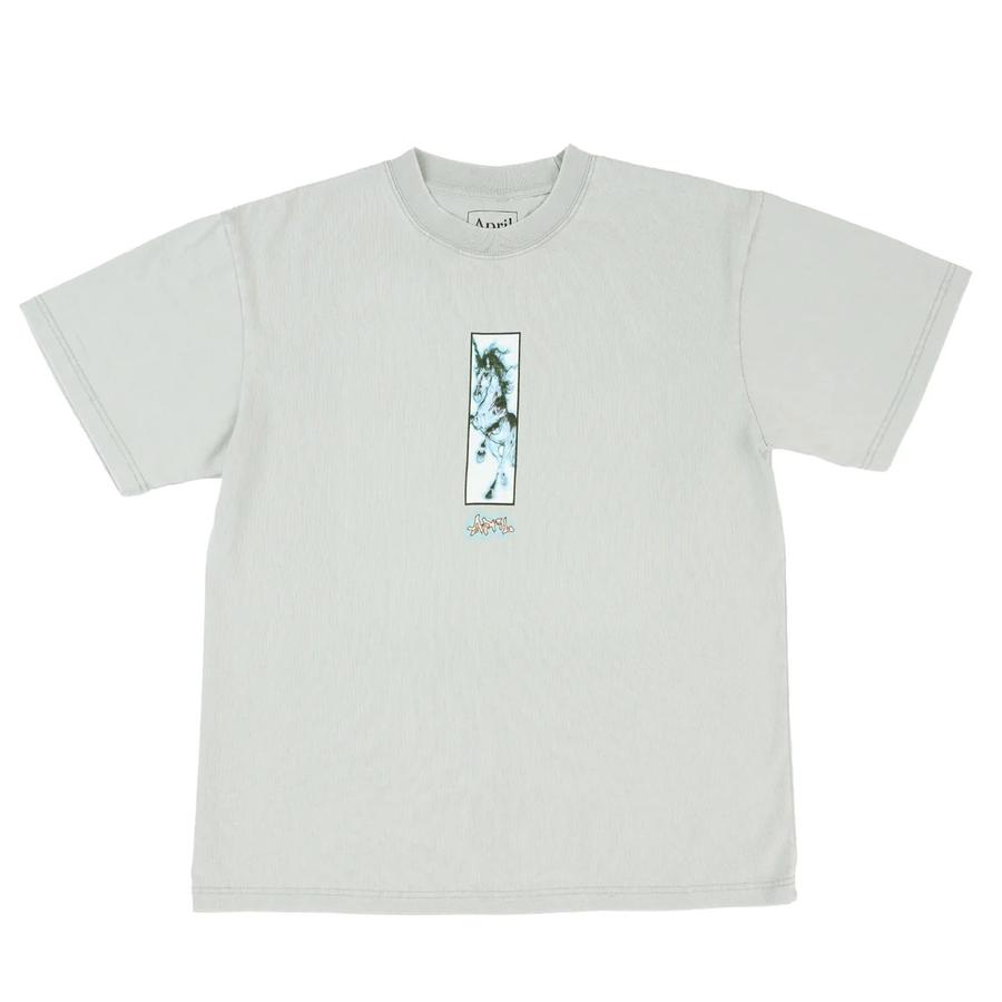 April Uni T-Shirt - Heather Grey