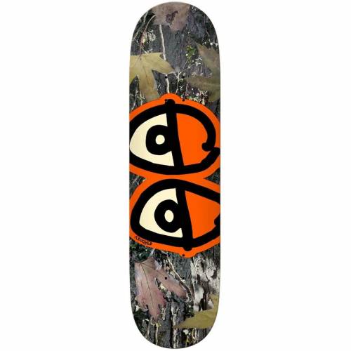 Krooked Team Eyes Camo / Orange Deck - 8.25