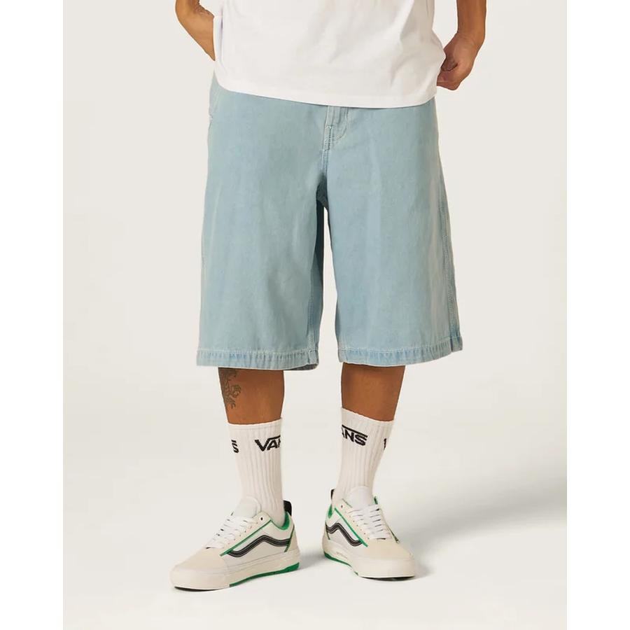 Vans Chino Authentic Baggy Denim Shorts - Light Stonewash