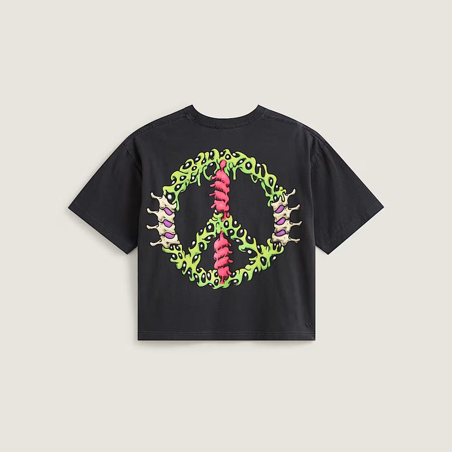 Vans Wreckpack Claw Peace Short T-Shirt - Black