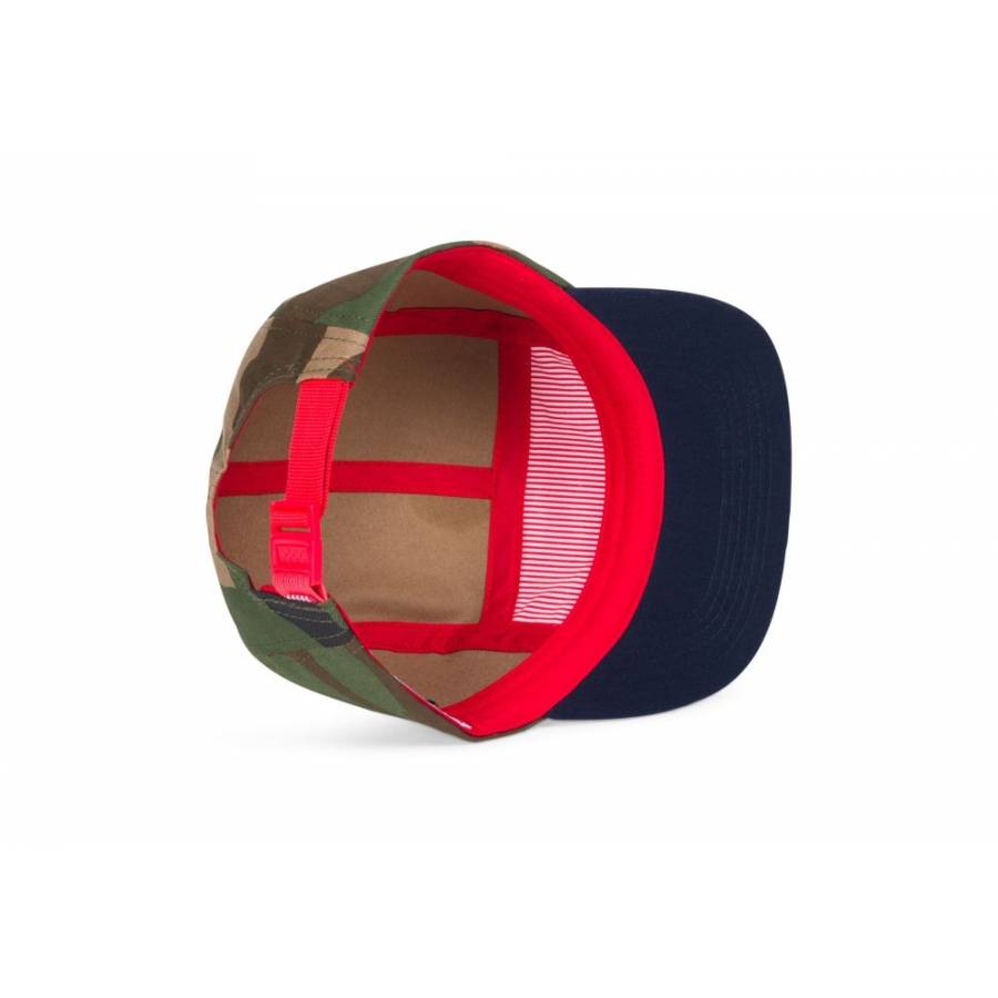 Herschel Glendale Cap - Woodland Camo / Navy / Red