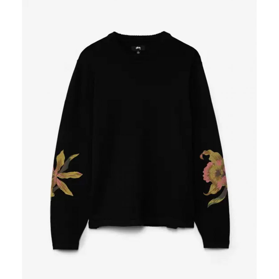 Stussy orchid Sweater - Black