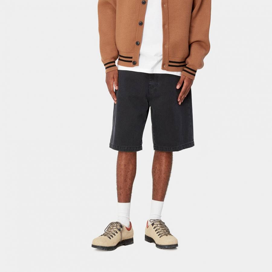 Carhartt WIP Landon Short - Black (Stone Washed)