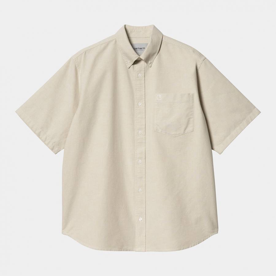 Carhartt WIP S/S Braxton Shirt – Agate / Wax