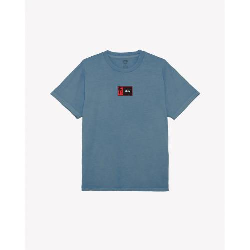 Obey Half Icon Pigment T-Shirt – Coronet Blue