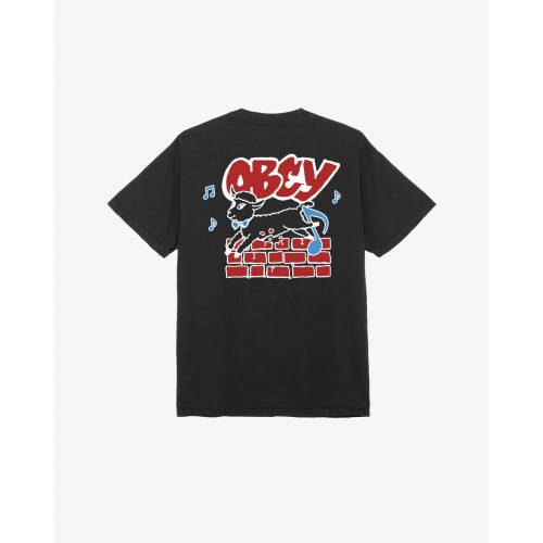 Obey Out Of Step Pigment T-Shirt – Vintage Black