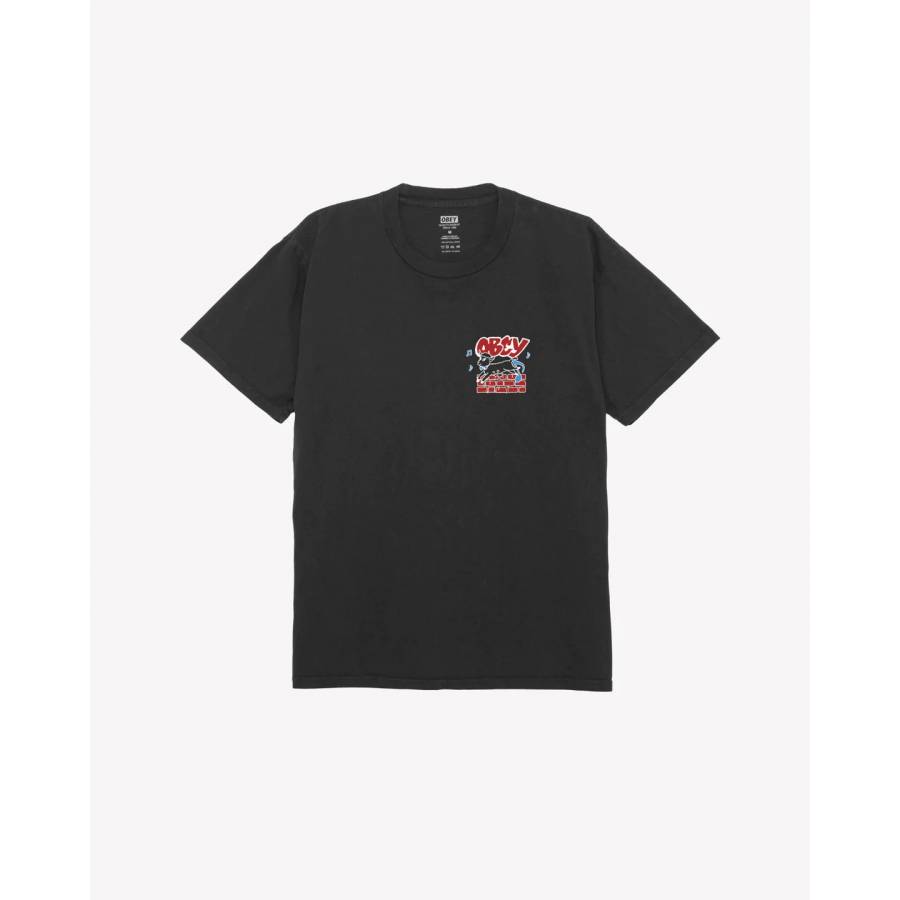 Obey Out Of Step Pigment T-Shirt – Vintage Black