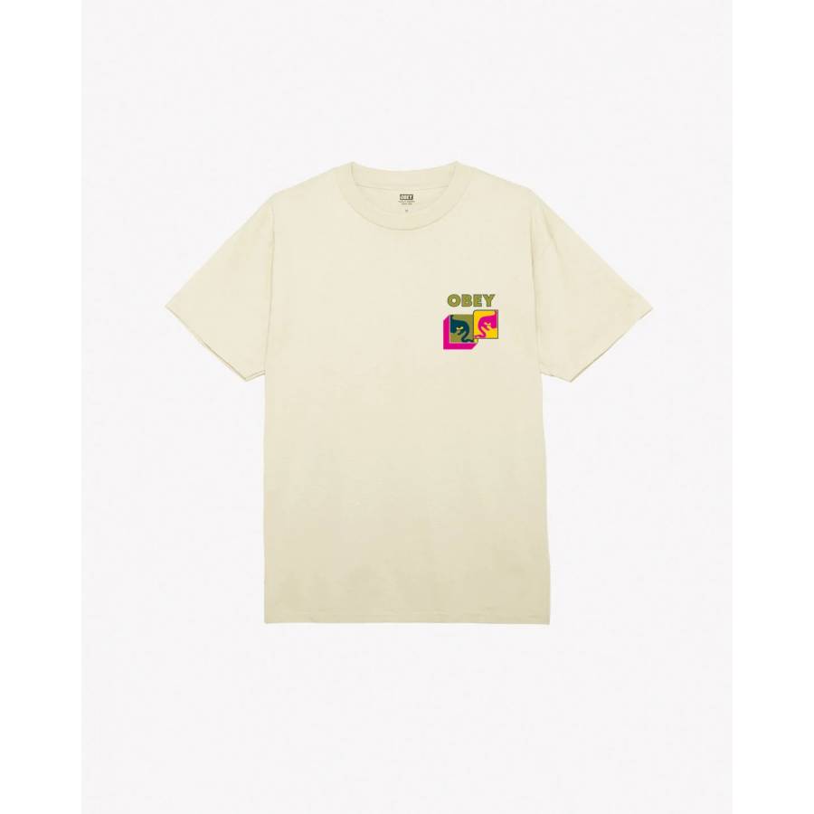 Obey Post Modern Classic T-Shirt – Cream