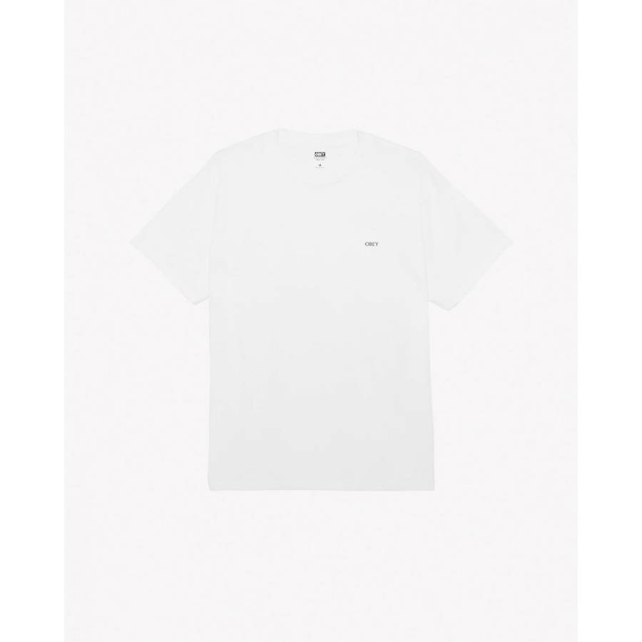 Obey Ripped Icon Classic T-Shirt – White